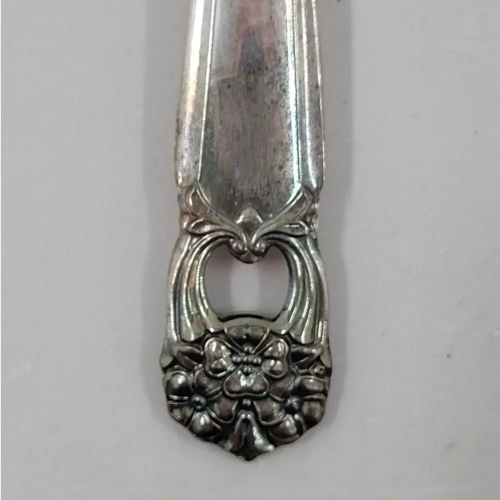 Rogers Brothers Silver Plate Eternally Yours Coquette Serving Fork‎